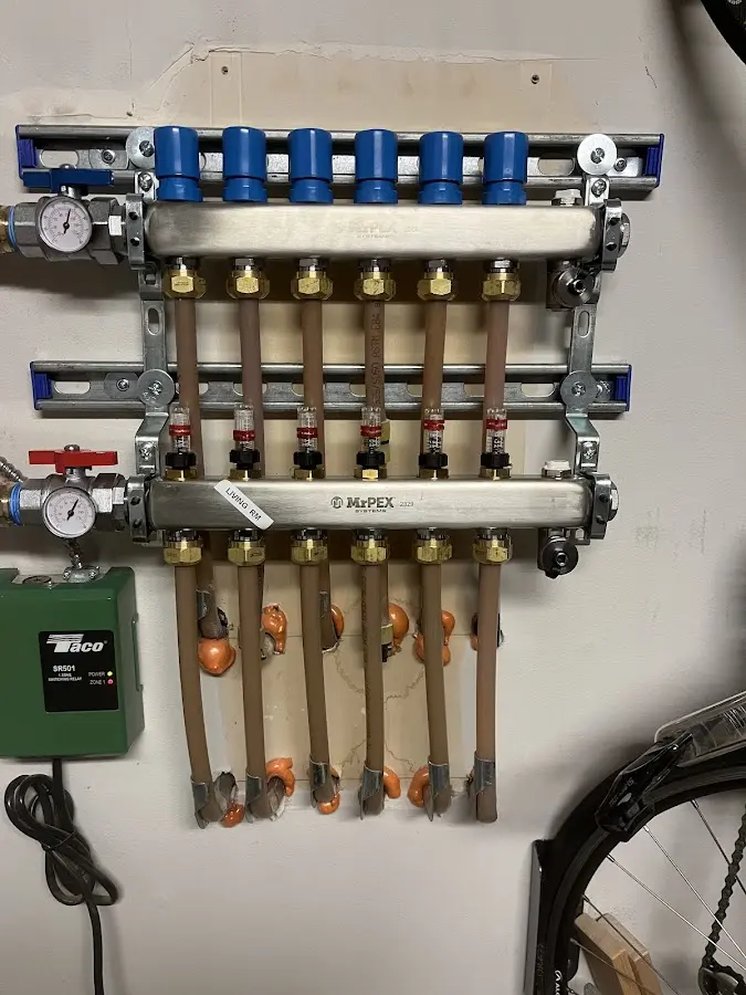 Plumber performing Gas Line Installation at a residential property in Silverton